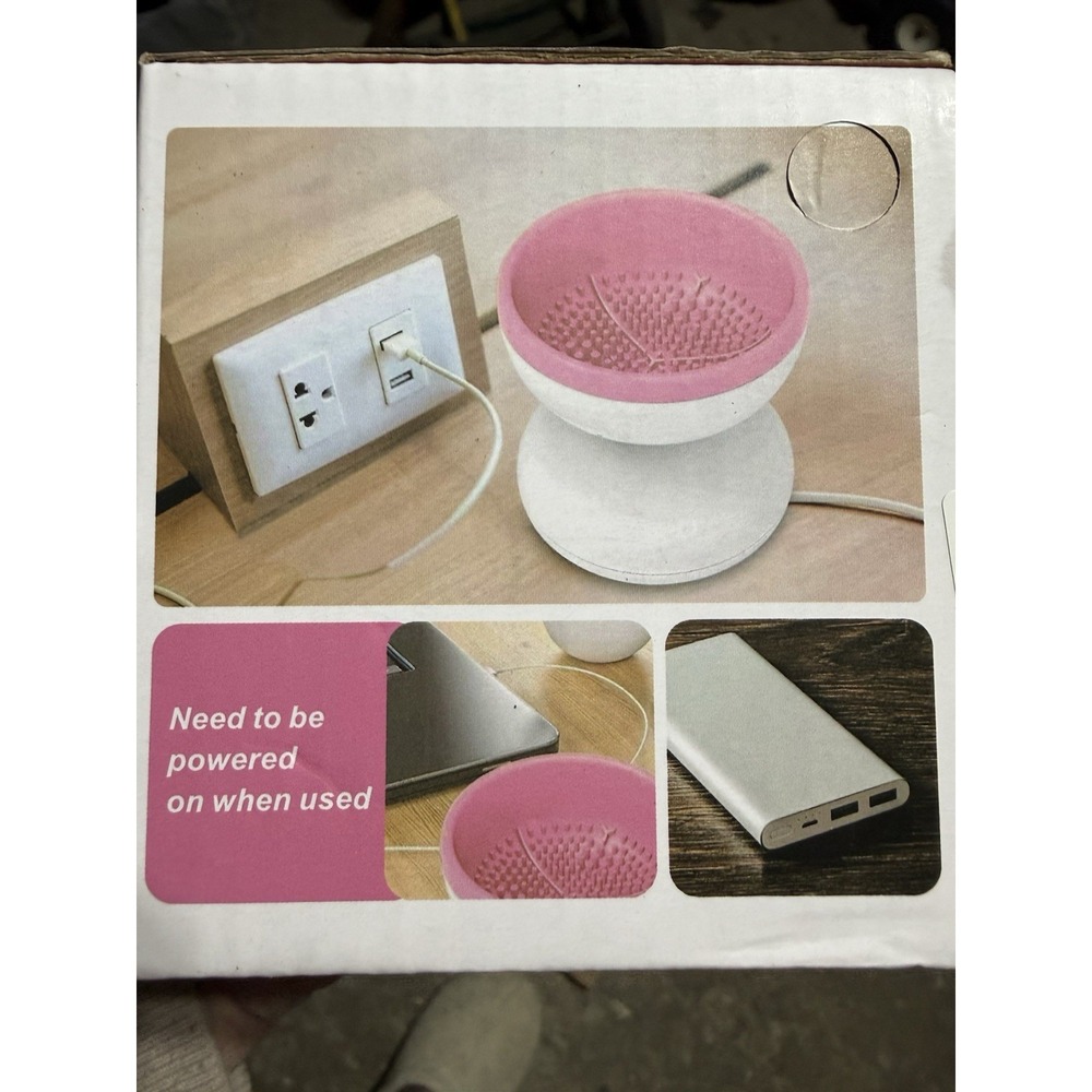 Makeup Brush Cleaning Tool‎ Portable Electric Cleaner Machine Preowned (BB} - Picture 2 of 4